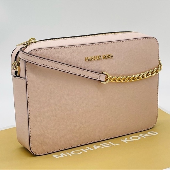Michael Kors Large EW Crossbody Bag Light Pink - Picture 1 of 10